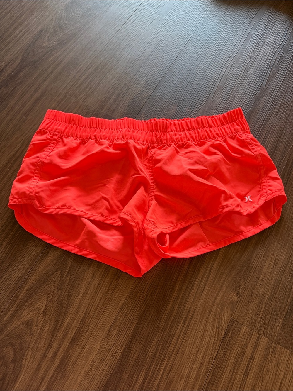 Hurley Women's Bright Red Athletic Shorts